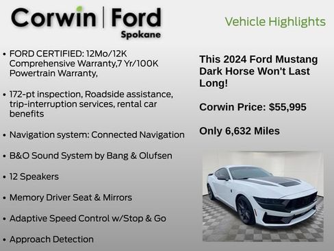 Certified 2024 Ford Mustang Dark Horse image 25