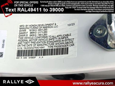 New 2024 Acura Integra image 16