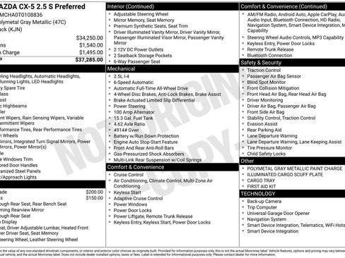 New 2026 MAZDA CX-5 Preferred AWD/4WD image 3
