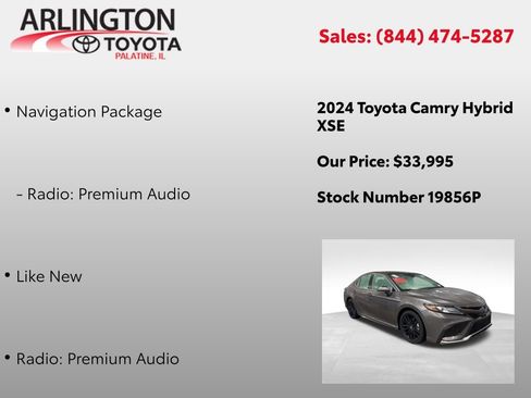 Used 2024 Toyota Camry XSE image 7