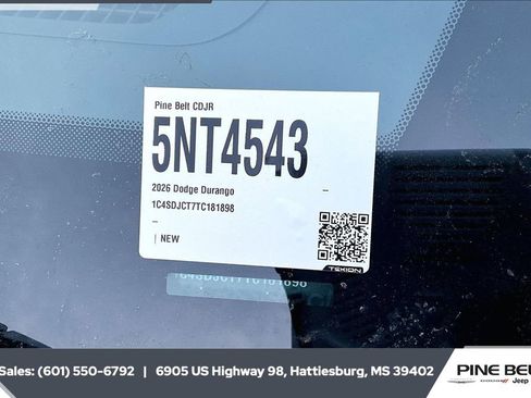 New 2026 Dodge Durango GT image 12