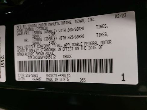 Used 2023 Toyota Tundra Limited image 33