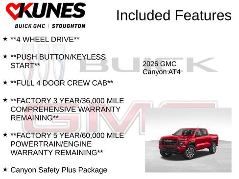 New 2026 GMC Canyon AT4 image 3