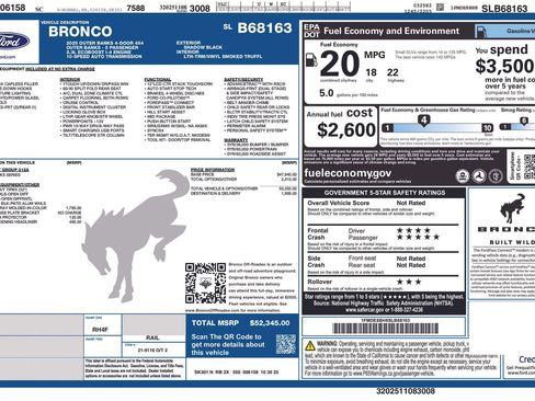 New 2025 Ford Bronco Outer Banks image 2