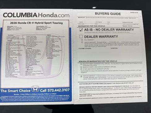 Certified 2026 Honda CR-V Sport Touring image 39