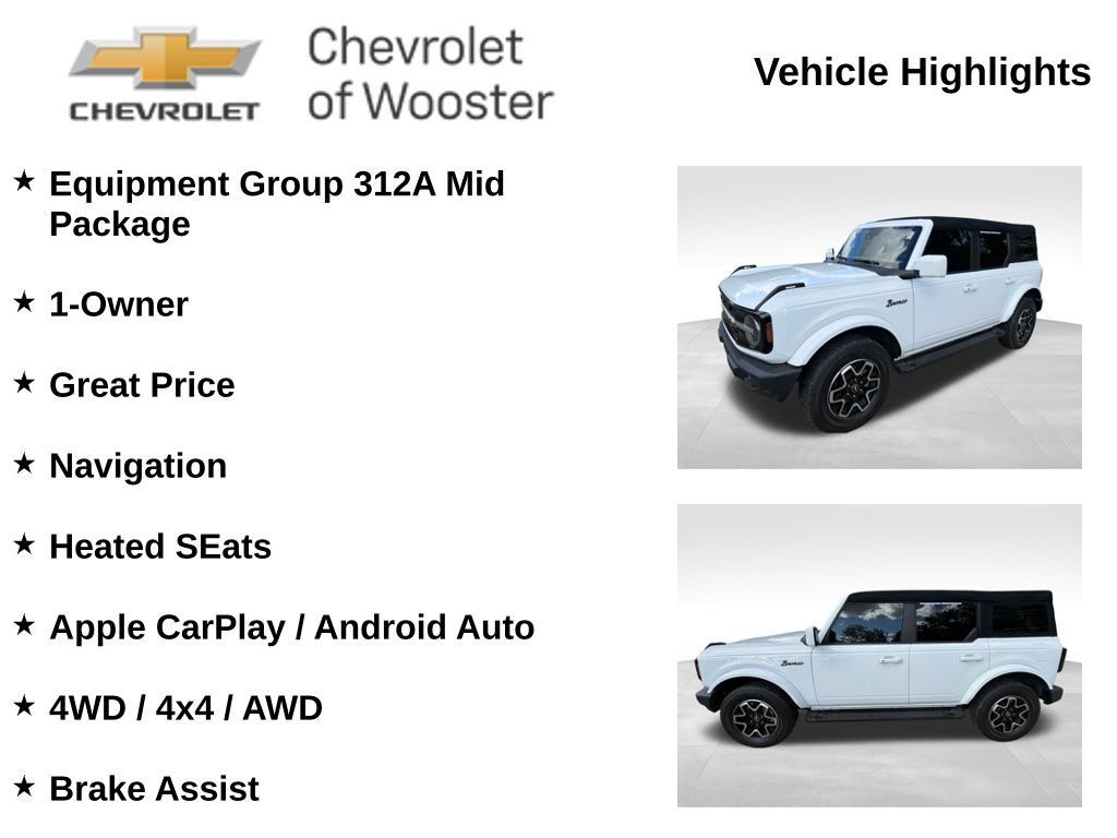 Used 2024 Ford Bronco Outer Banks AWD/4WD image 2