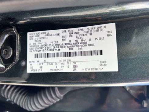Certified 2018 Ford F150 Lariat w/ Equipment Group 501A Mid AWD/4WD image 33
