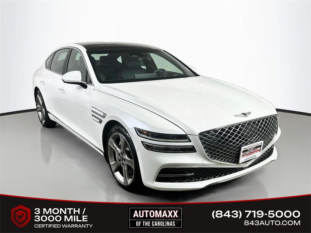 Used 2021 Genesis G80 3.5T w/ Prestige Package AWD/4WD image 1