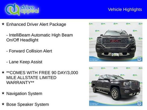 Used 2016 GMC Sierra 1500 Denali w/ Enhanced Driver Alert Package AWD/4WD image 6