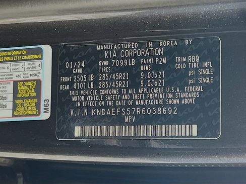 Used 2024 Kia EV9 GT-Line AWD/4WD image 6