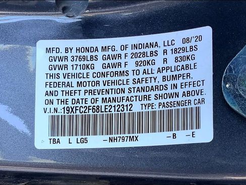 Used 2020 Honda Civic LX image 35