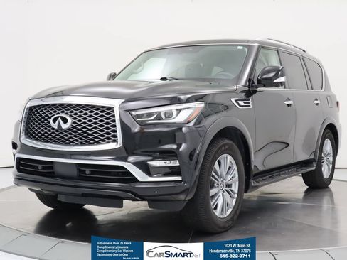 Used 2021 INFINITI QX80 Luxe RWD image 1