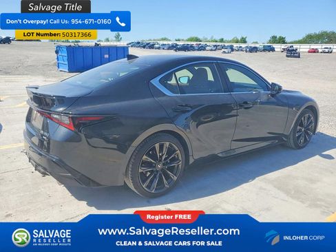 Used 2025 Lexus IS 350 F Sport w/ Navigation Package AWD/4WD image 4