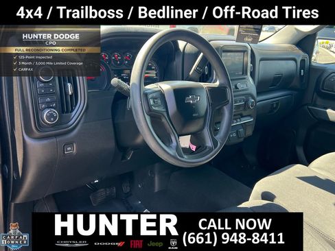 Used 2021 Chevrolet Silverado 1500 Custom Trail Boss AWD/4WD image 22