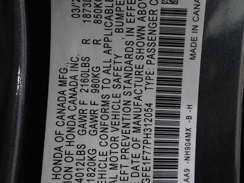 Certified 2023 Honda Civic EX image 29