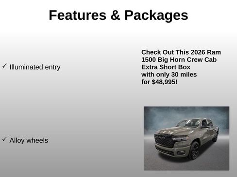 Used 2026 RAM 1500 Big Horn AWD/4WD image 8