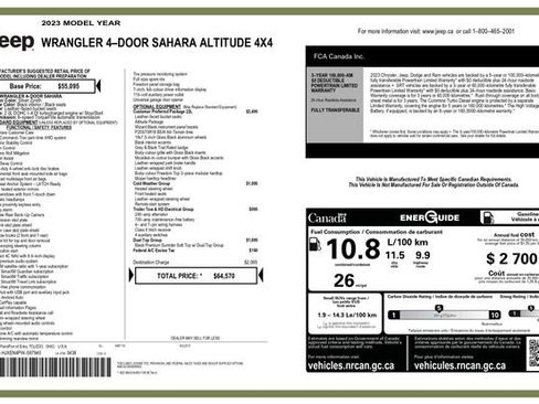 Used 2023 Jeep Wrangler Altitude image 3