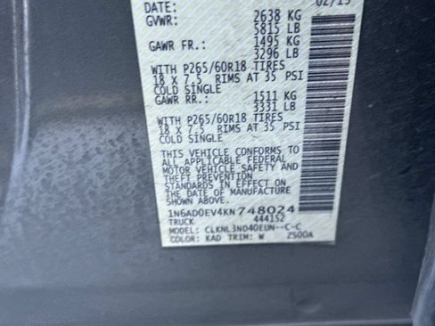 Used 2019 Nissan Frontier SL AWD/4WD image 26