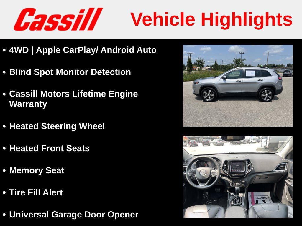 Used 2019 Jeep Cherokee Limited AWD/4WD image 7