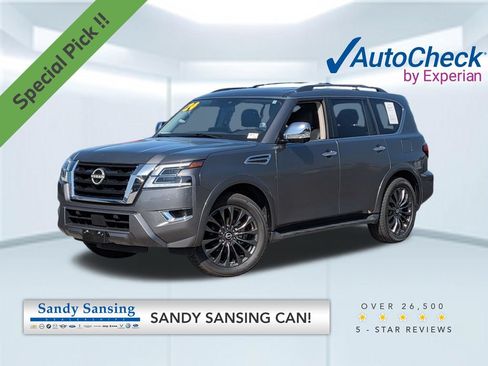 Used 2024 Nissan Armada Platinum w/ Captain's Chairs Package RWD image 1