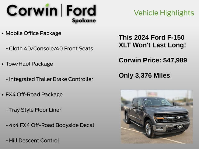 Used 2024 Ford F150 XLT w/ Equipment Group 303A High AWD/4WD image 19