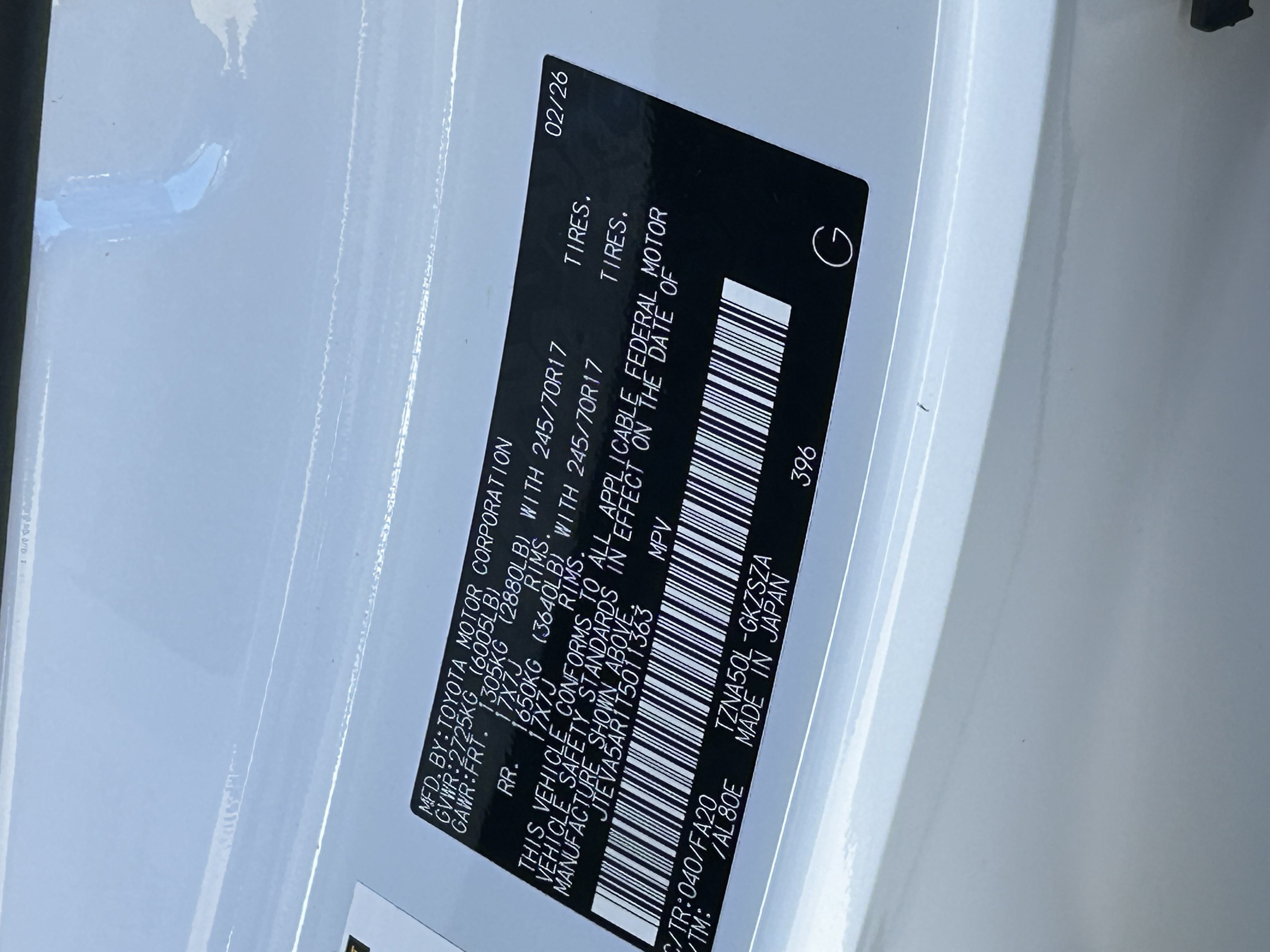 Certified 2026 Toyota 4Runner SR5 RWD image 32