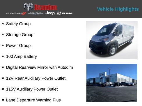 New 2026 RAM ProMaster 2500 w/ Safety Group FWD image 2