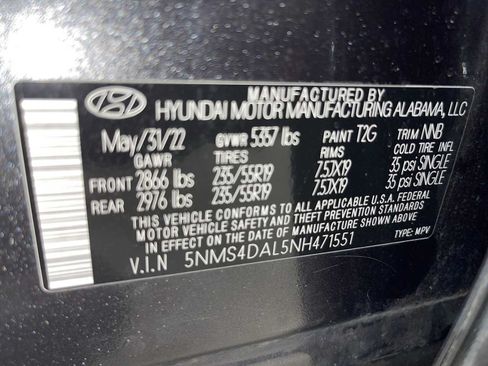 Used 2022 Hyundai Santa Fe Limited AWD/4WD image 21