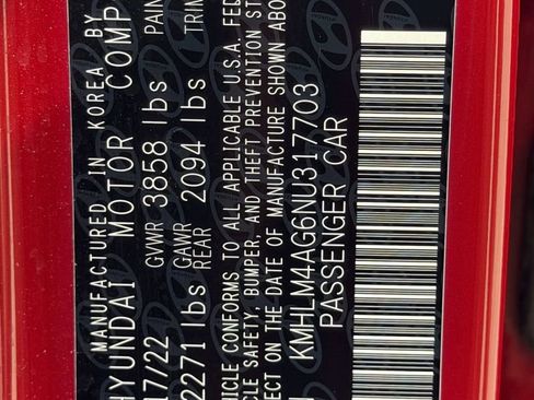 Used 2022 Hyundai Elantra SEL w/ Preferred Accessory Package image 29