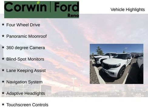 Used 2021 Ford Explorer ST w/ Equipment Group 401A AWD/4WD image 7