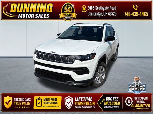 Used 2022 Jeep Compass Latitude w/ Sun and Sound Group AWD/4WD image 1