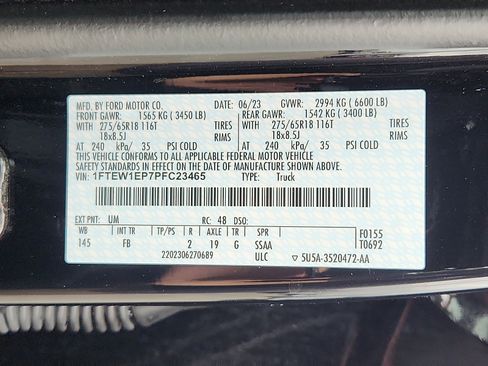 Certified 2023 Ford F150 XLT w/ Equipment Group 302A High AWD/4WD image 27