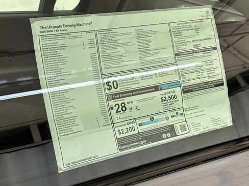 New 2026 BMW 740i w/ Executive Package image 28