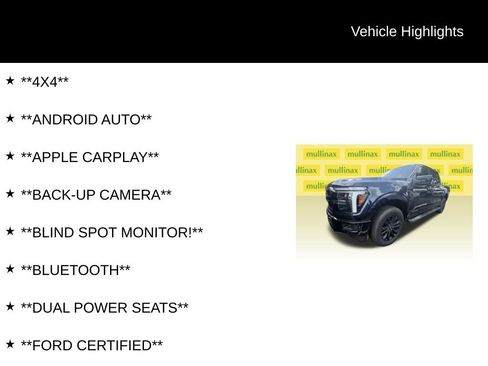 Certified 2025 Ford F150 Lariat w/ Equipment Group 502A High AWD/4WD image 6