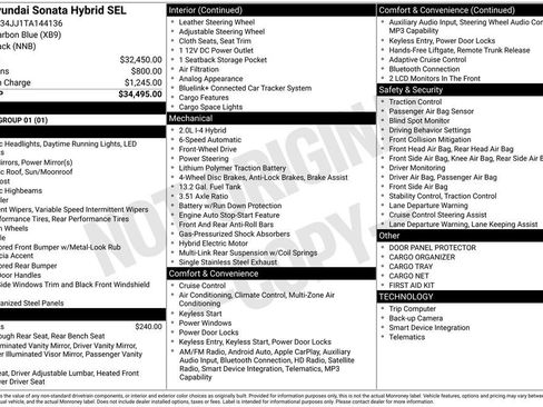 New 2026 Hyundai Sonata SEL FWD image 25