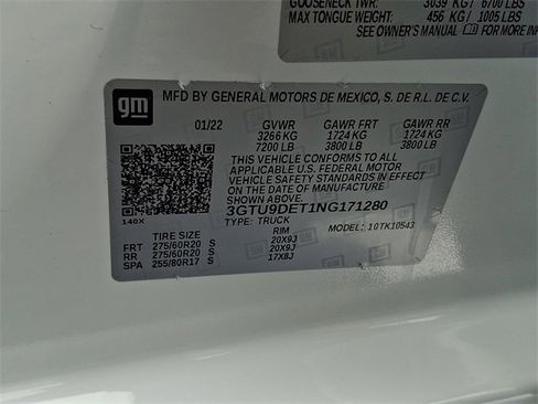 Certified 2022 GMC Sierra 1500 SLT w/ SLT Premium Plus Package image 31