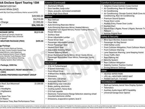 New 2026 Buick Enclave Sport Touring w/ Power Package image 8