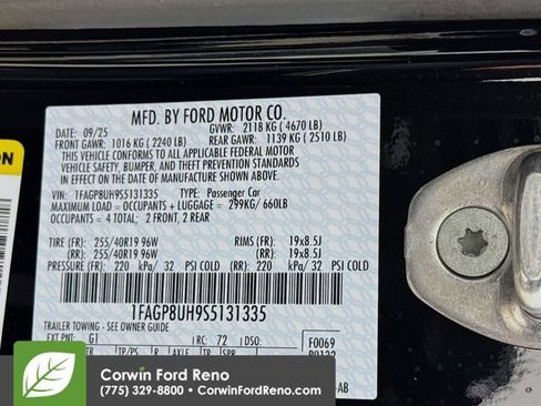 New 2025 Ford Mustang Convertible w/ Mustang Nite Pony Package image 31