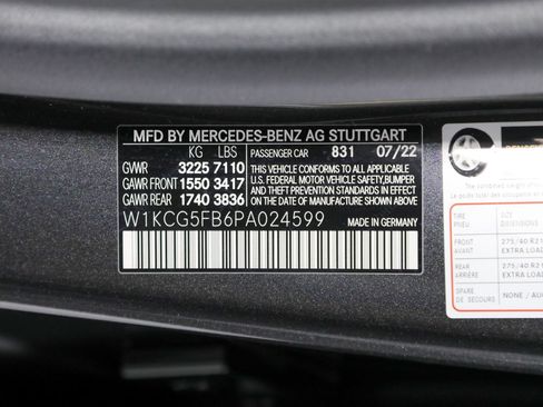 Used 2023 Mercedes-Benz EQS AMG 4MATIC w/ Trim Level Package image 72
