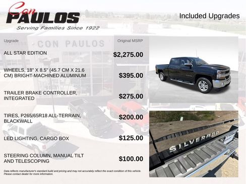 Used 2018 Chevrolet Silverado 1500 LT w/ All Star Edition AWD/4WD image 4