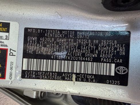 Used 2012 Toyota Camry XLE image 38