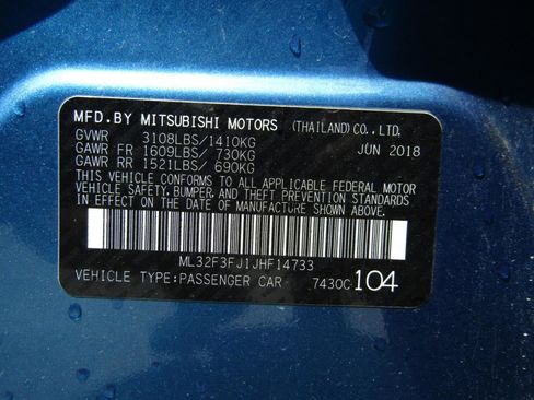Used 2018 Mitsubishi Mirage G4 ES FWD image 26