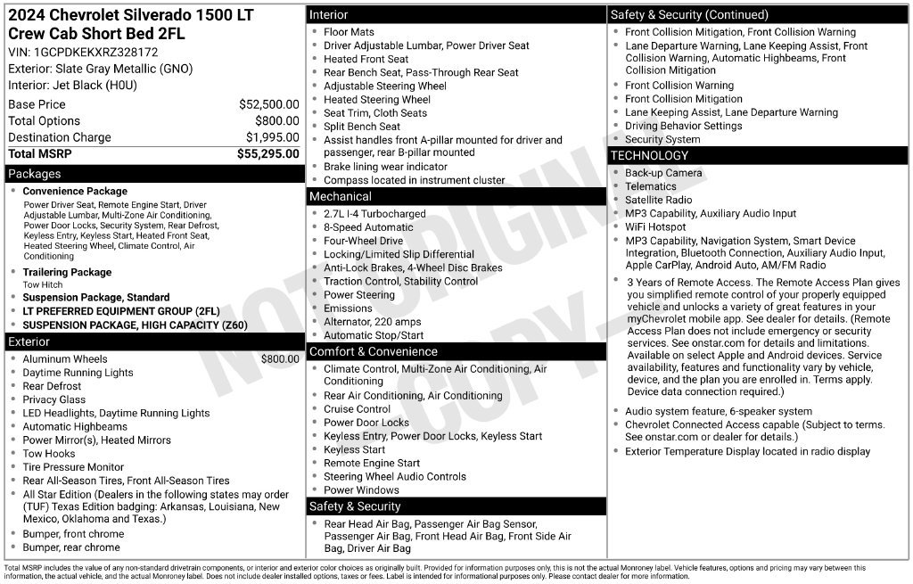 Used 2024 Chevrolet Silverado 1500 LT AWD/4WD image 28