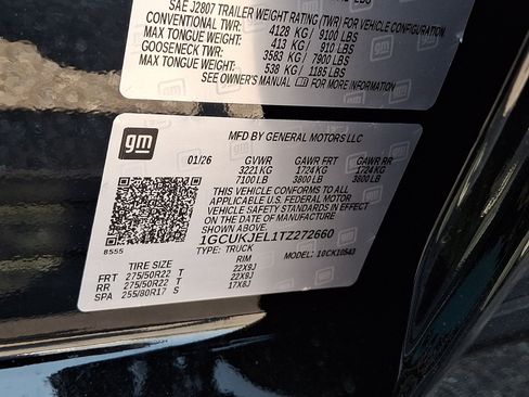 Certified 2026 Chevrolet Silverado 1500 High Country AWD/4WD image 26