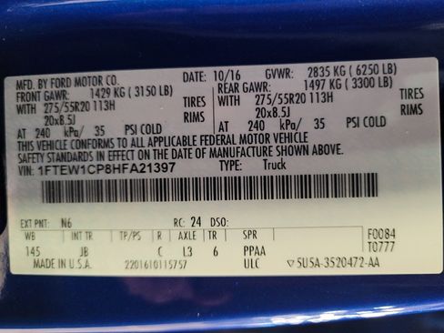 Used 2017 Ford F150 XLT w/ Equipment Group 301A Mid RWD image 33