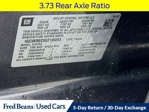 Used 2016 Chevrolet Silverado 1500 LT w/ Max Trailering Package AWD/4WD image 33