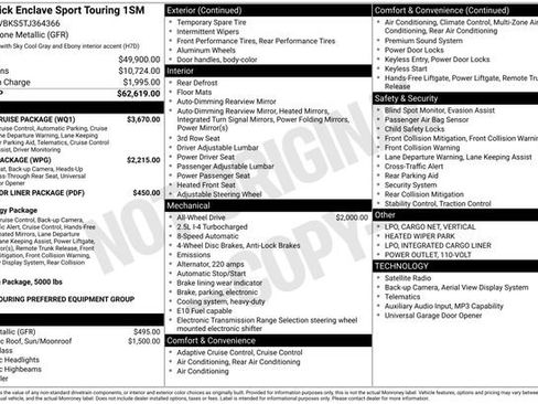 New 2026 Buick Enclave Sport Touring w/ Super Cruise Package AWD/4WD image 24