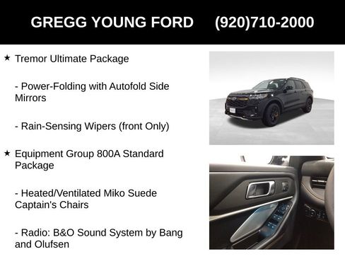 New 2026 Ford Explorer Tremor w/ Tremor Ultimate Package image 13