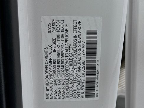 Certified 2026 Honda Passport RTL image 23