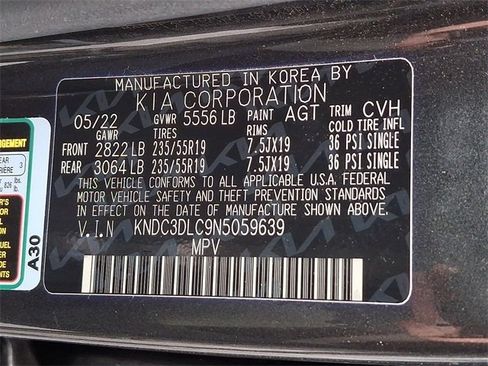 Certified 2022 Kia EV6 Wind w/ Wind Technology Package image 28